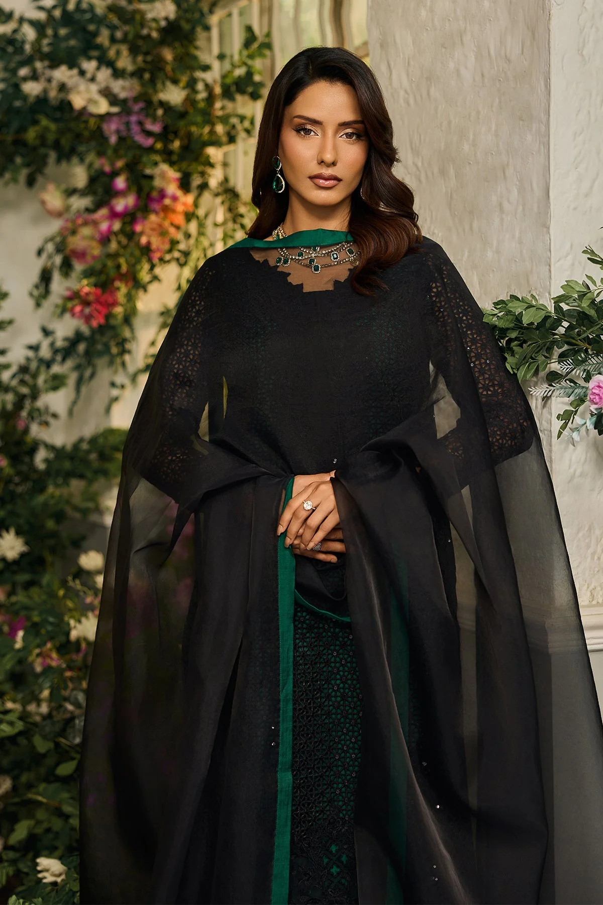 3-PC Stitched Luxury Lawn Collection CCE6-03 PSOK - Image 4