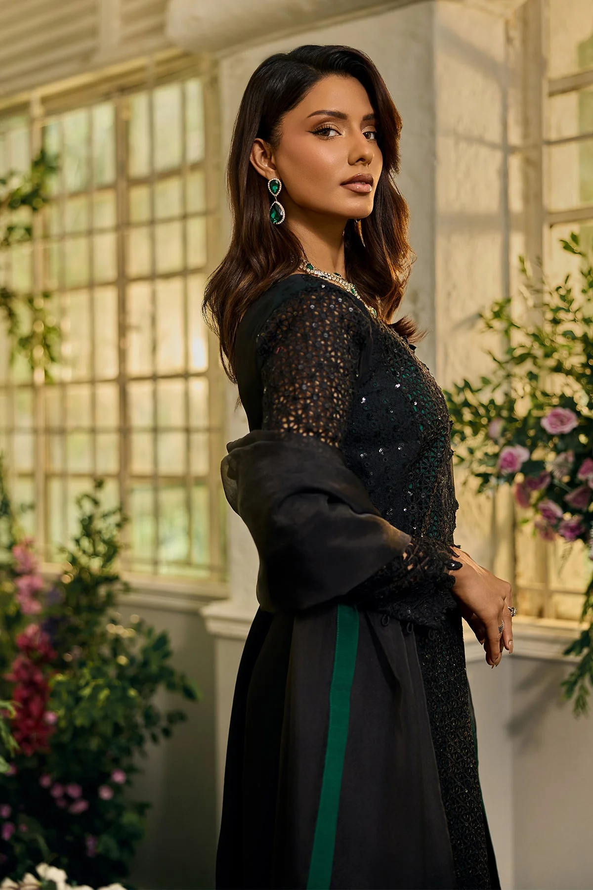 3-PC Stitched Luxury Lawn Collection CCE6-03 PSOK - Image 7