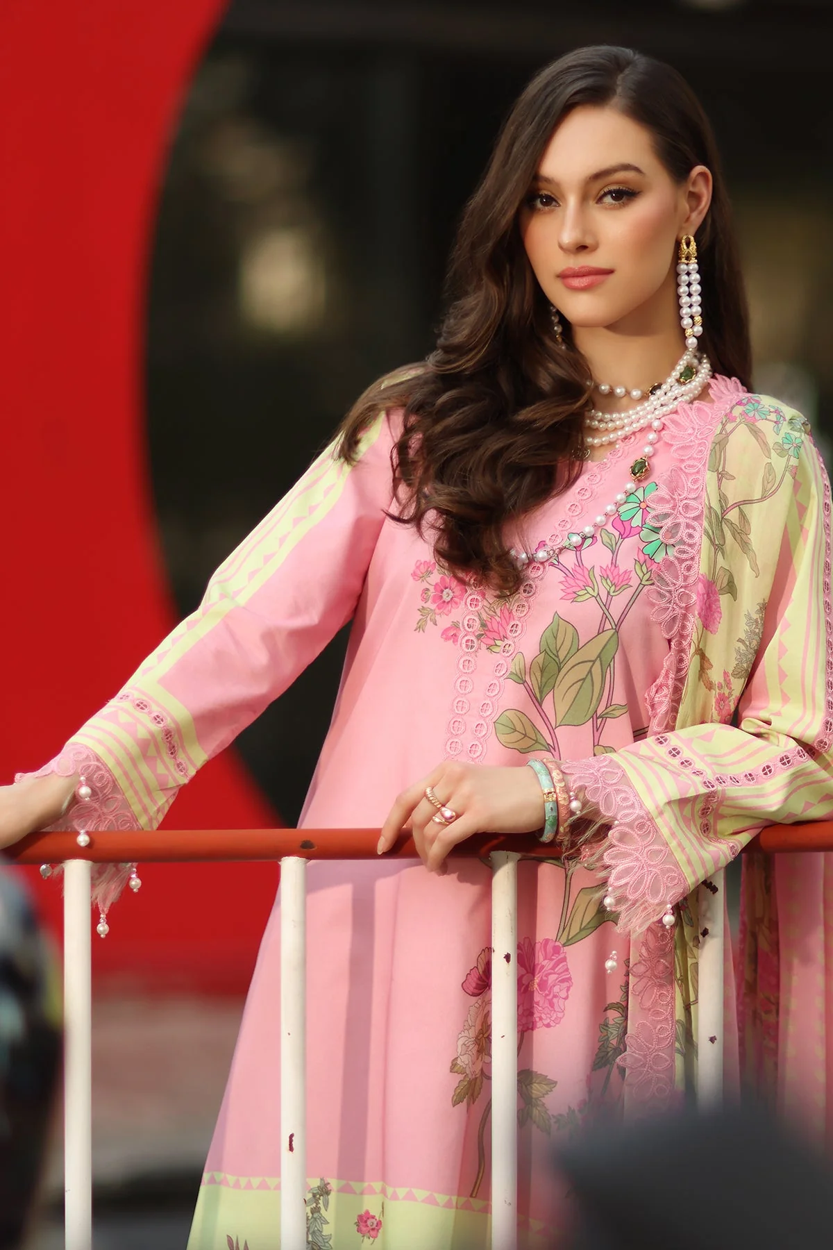 3-PC  Embroidered Lawn Collection CH6-14 PSOK - Image 2