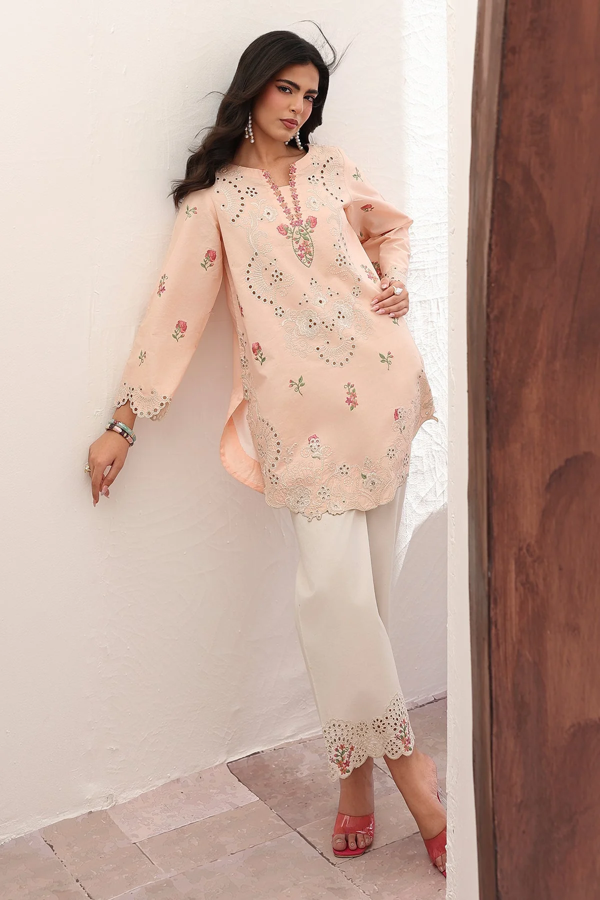 2-PC Stitched Embroidered Lawn Collection CNP-6-221 - Image 5