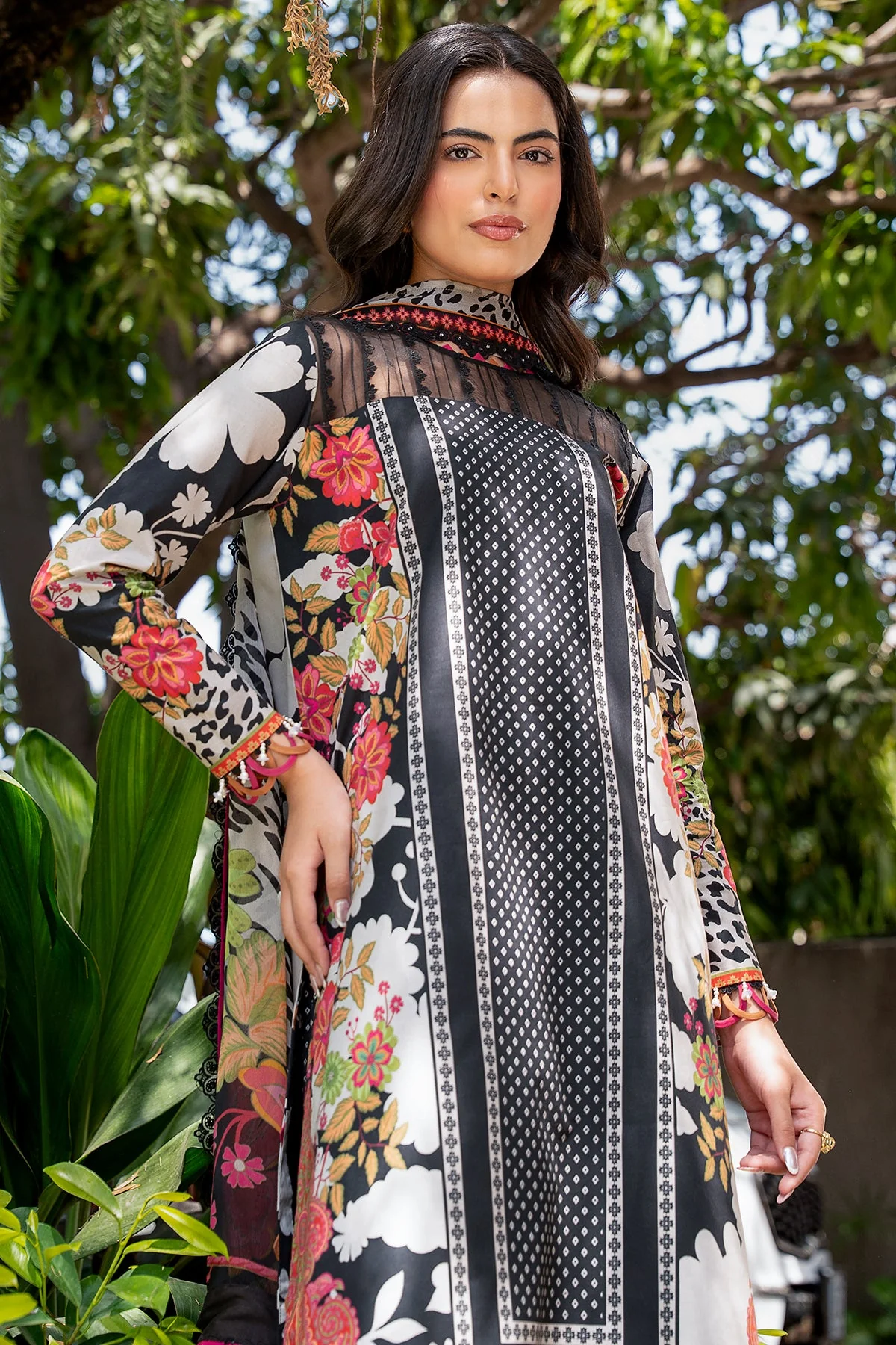 3-PC Printed Lawn Suit CP6-21 PSOK - Image 5
