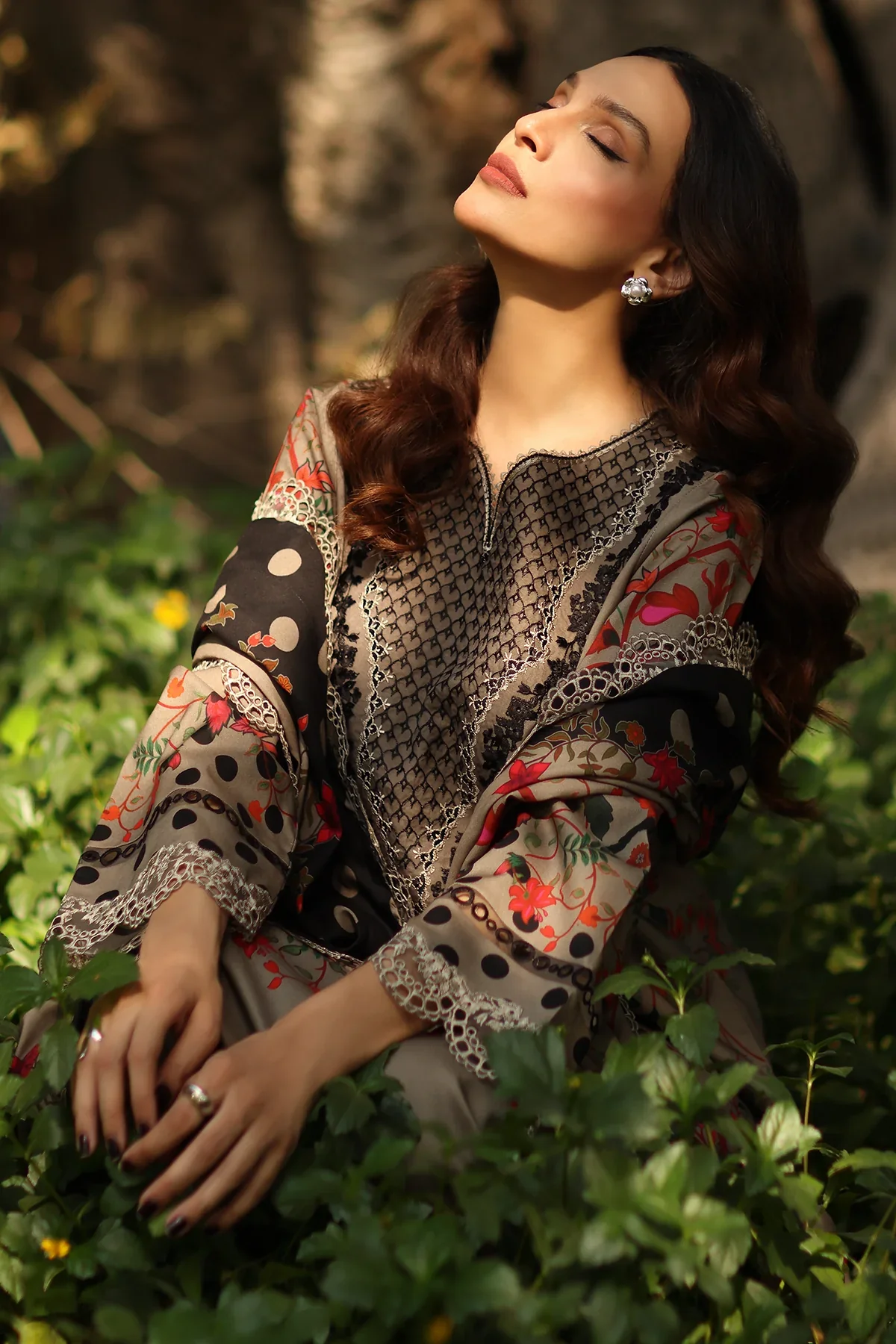 3-PC  Embroidered Linen Collection ANW6-12 - Image 3