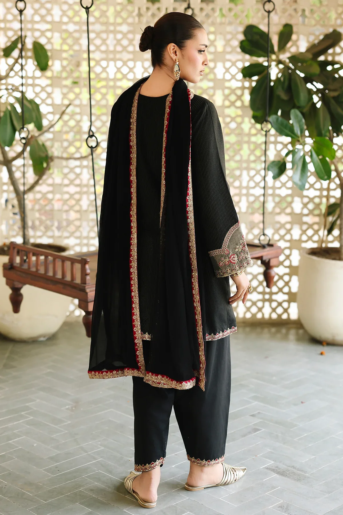 3-PC Embroidered Zarri Lawn  CMA-6-281 - Image 3